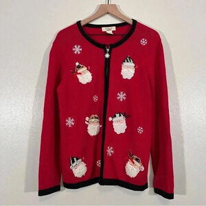 Bechamel Santa Zip Up Cardigan